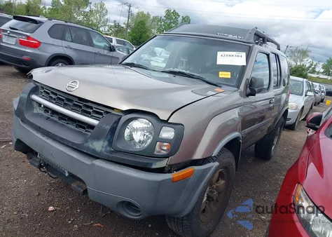 2004 Nissan Xterra Xe z USA, uszkodzony, nr VIN 5N1ED28Y74C675845